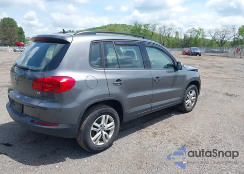 2016 Volkswagen Tiguan S from USA, damaged, VIN WVGAV7AX9GW573007